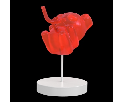Immaculate Confection: Gummi Fetus (Cherry Edition) by Jason Freeny, un feto de gominola sorprendente y biológicamente preciso