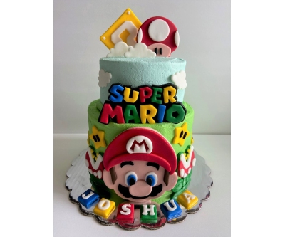 Kit de tarta Super Mario: crea una tarta de dos niveles con un diseño impresionante
