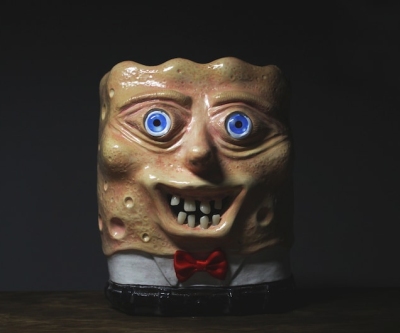 StrangeBob - La maceta más original y creepy de Bob Esponja hecha a mano