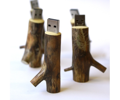 Memoria USB de madera: el ...