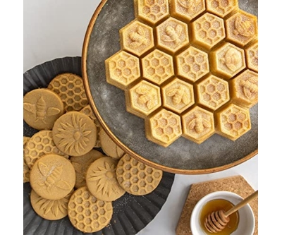 Molde para postres Nordic Ware en forma de panal de abeja