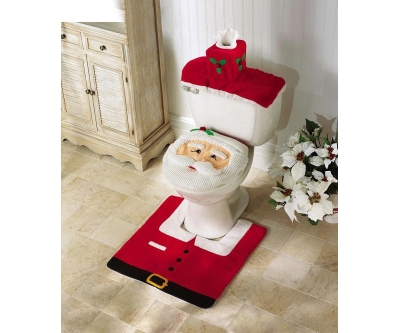 Tapa de inodoro de Papá Noel - El trono más divertido para tu baño